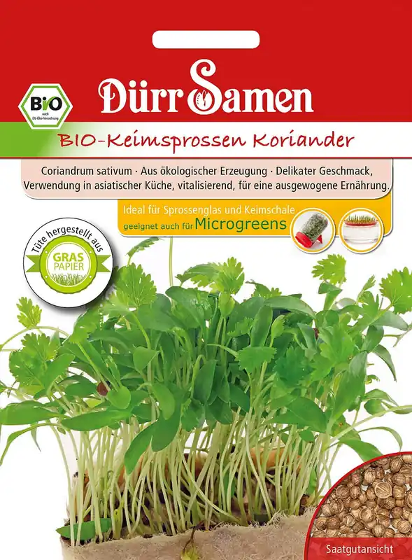 Sale - Dürr Samen Biologische Kiemgroente Koriander