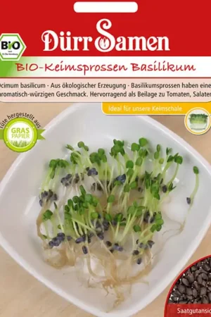 Dürr Samen Biologische Kiemgroente Basilicum | Direct van de fabrikant