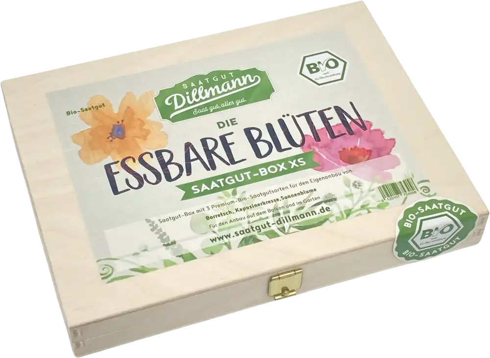 Nieuw gelanceerd | Saatgut Dillmann Eetbare Bloesems Biologische Zaadbox XS