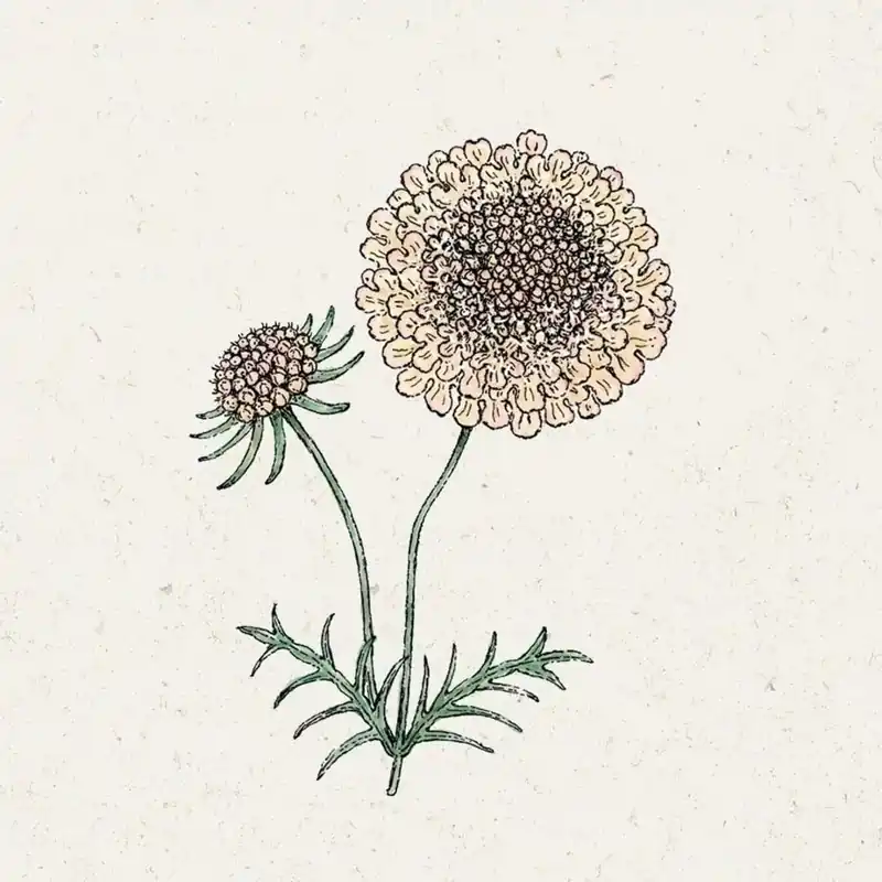 Verlaagde prijs | Jora Dahl Scabiosa Fata Morgana