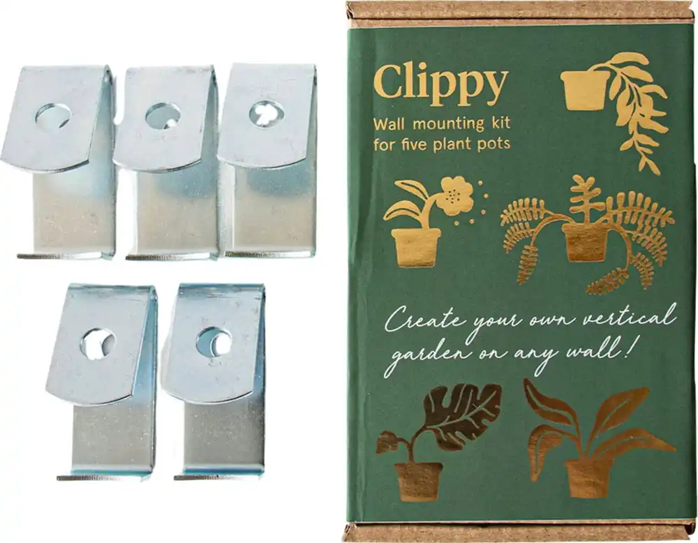 Klaar voor verzending | Botanopia Wandmontageset "Clippy"