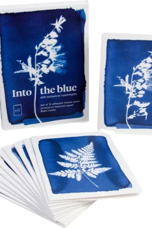 Botanopia Cyanotypie Wenskaarten, Set van 12 - Actie