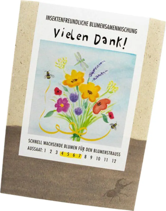 Eenvoudig retourneren - naturkraftwerk Zademix "Insektenfreundlicher Blumenstrauß"