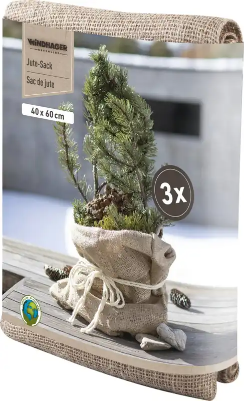 Windhager Jutezak Naturel Eco, Set van 3 | Voordeelprijs