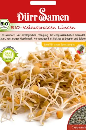 Aanrader - Dürr Samen Biologische Kiemgroente Linzen, 75 g