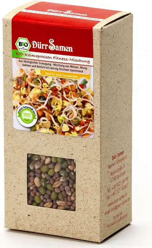 Dürr Samen Biologische Pittige en Aromatische Kiemgroente, 210 g - Populair