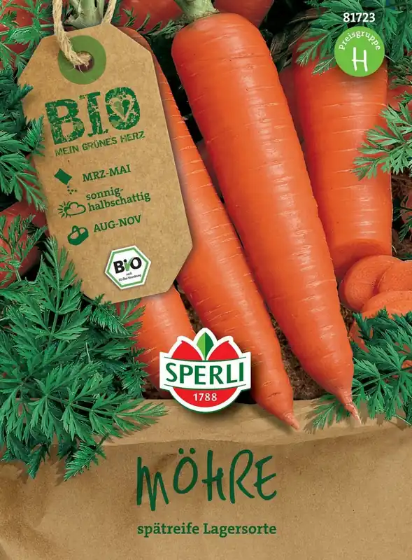 Sperli Biologische Wortelen "Rode Reus 2" - Nieuw in het assortiment