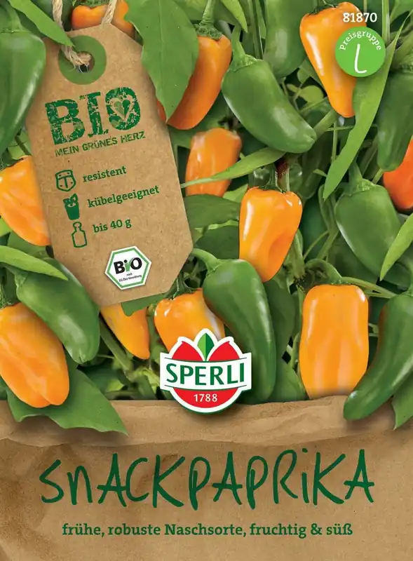Nog maar enkele beschikbaar | Sperli Biologische Snackpaprika "Flynn"