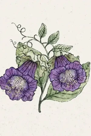 Jora Dahl Klokwinde Violett Cobaea Scandens - Pak je kans