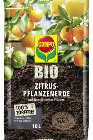 Bestelbaar | COMPO BIOLOGISCHE Citrusplantenaarde Turfvrij, 10 L