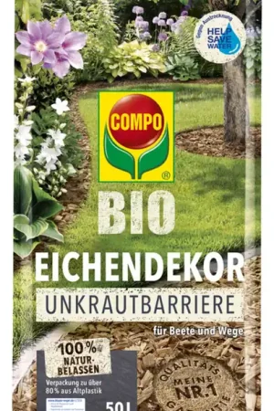 COMPO BIOLOGISCH "Eichendekor" Onkruidbarrière, 50 L - Voordelig