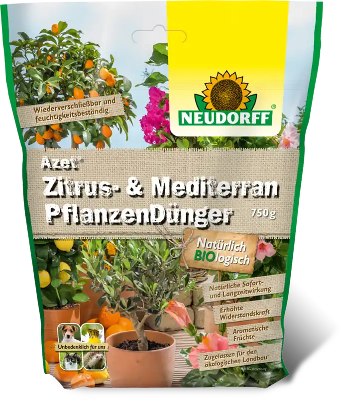 Neudorff Azet Citrus- en Mediterrane Plantenmeststof, 750 g - Topkwaliteit