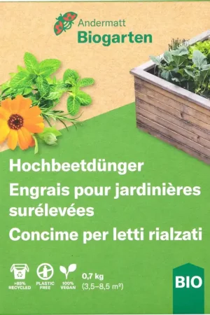 Andermatt Biogarten Mest voor Verhoogde Bedden, 0,70 kg | Veel voordeel