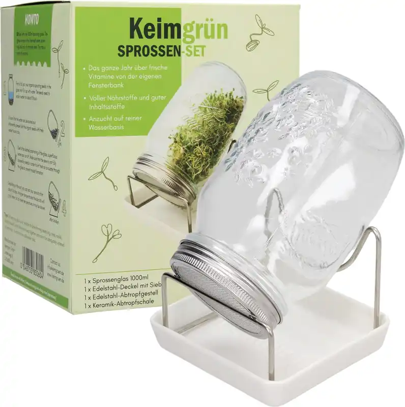 Premium - Keimgrün Kiemglazen-Set