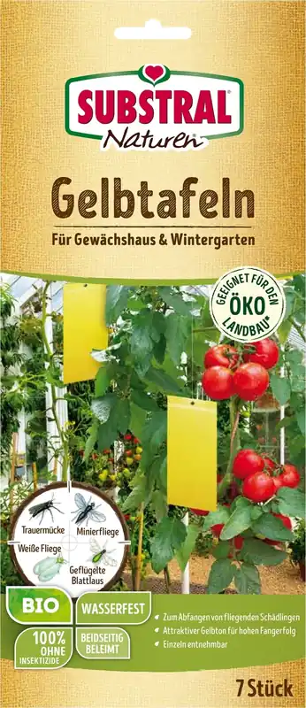 Bijna uitverkocht | SUBSTRAL® Naturen® Gele Kaartjes, 7 stuks