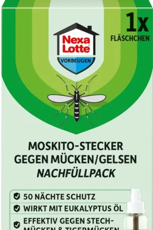 NexaLotte Muggenstekker Navulling, Insecticidevrij, 46 ml | Gratis retourneren