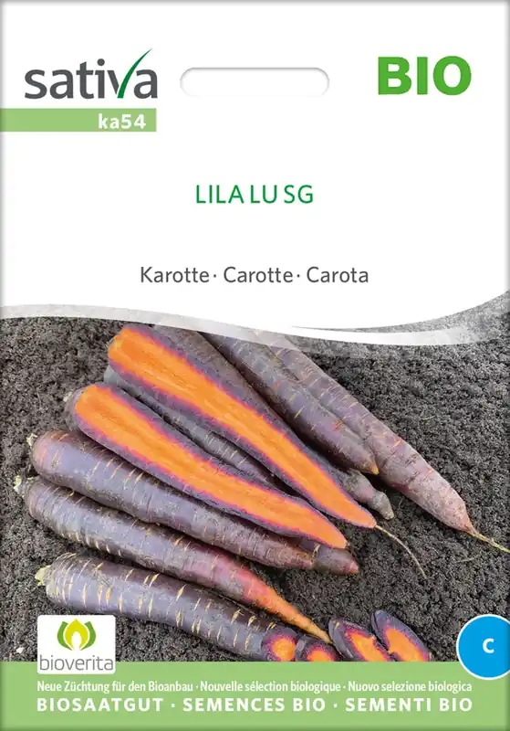 Sativa Biologische Wortel "Lila LU SG" | Premiumkwaliteit