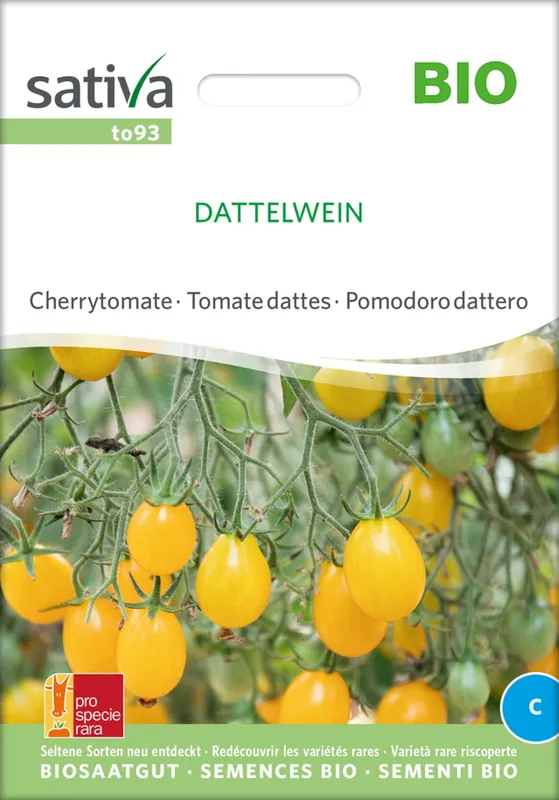 Veilig betalen | Sativa Biologische Dadeltomaat "Dattelwein"