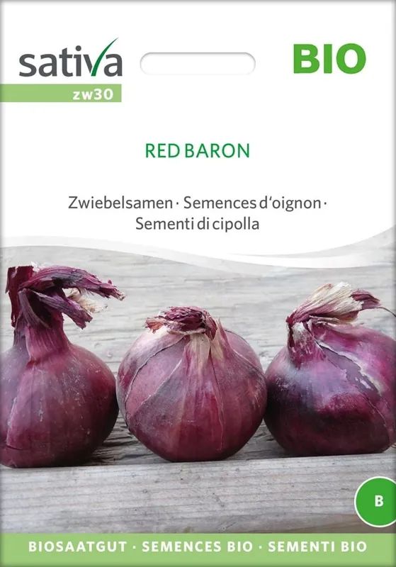 Korting - Sativa Biologische Uienzaden “Red Baron”