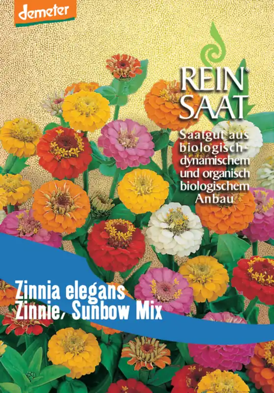 Net binnen - ReinSaat Zinnia "Sunbow Mix"