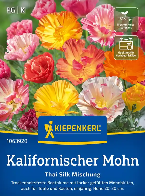 Kiepenkerl Californische Klaproos "Thai Silk Mix" | Net gelanceerd