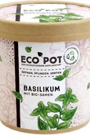 Actie | Feel Green ecopot "Basilikum"