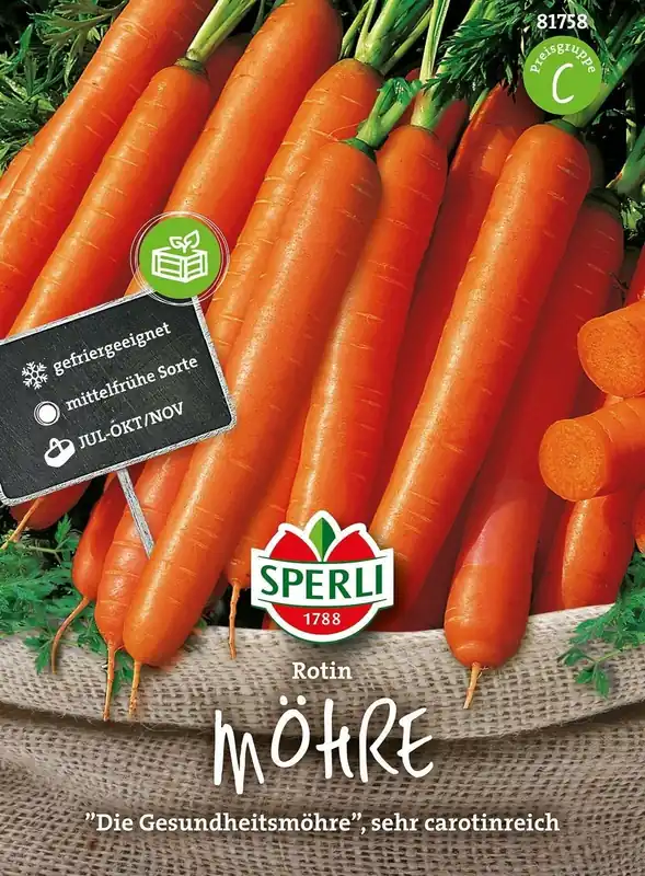 Sperli Wortel "Rotin" | Eenvoudig retourneren