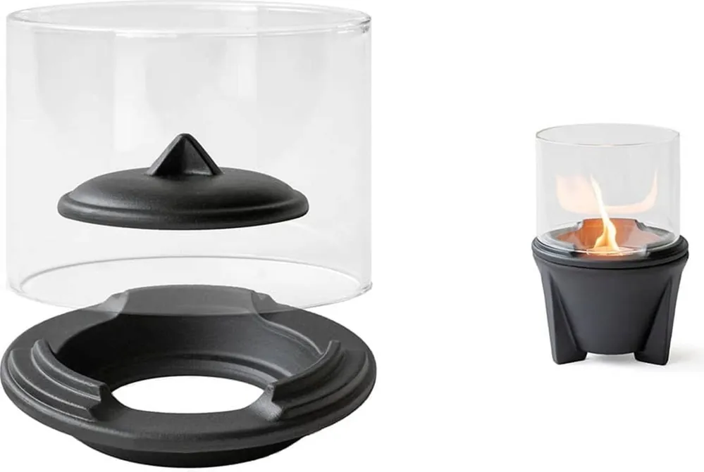 Nieuw product | Denk Keramik Glazen Opzetstuk voor Schmelzfeuer® Lava Black - Groot