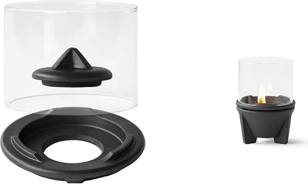 Denk Keramik Windglas Opzetstuk voor Schmelzfeuer® Lava Black - Klein | Topprijs