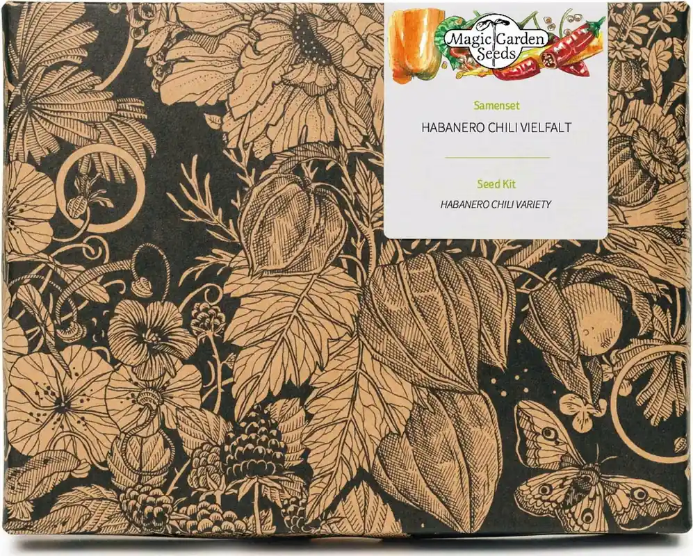 Nieuw - Magic Garden Seeds Habanero Chili-Variëteit - Zaadset