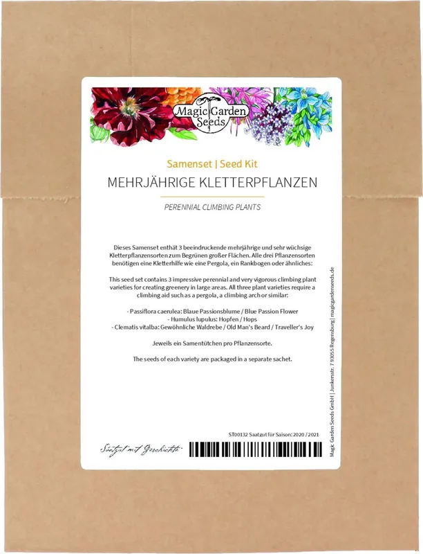Magic Garden Seeds Meerjarige Klimplanten Zaadset, Zaadset - Snelle verzending