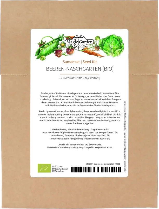 Magic Garden Seeds Biologische Bessen - Zaadset, 1 | Korting