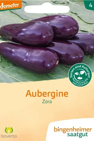 Flitsaanbieding | Bingenheimer Saatgut Aubergine "Zora (AS)"