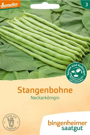 Nieuw in het assortiment | Bingenheimer Saatgut Snijboon "Neckarkönigin"