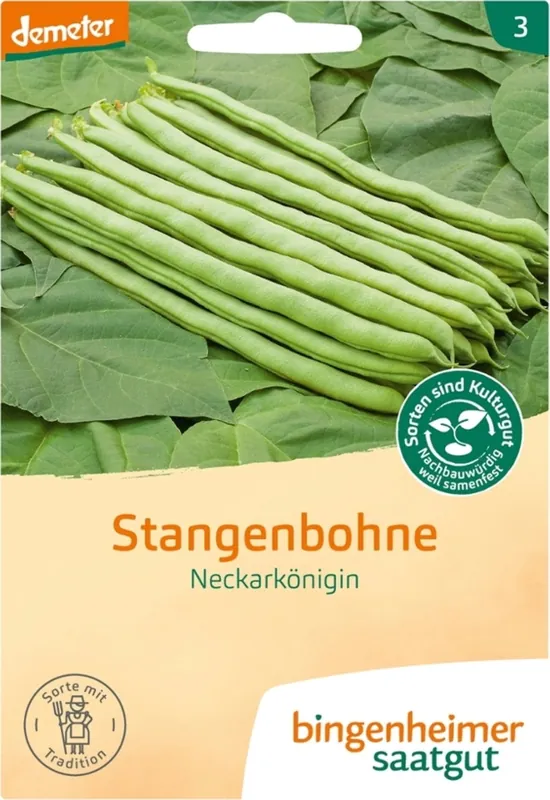 Nieuw in het assortiment | Bingenheimer Saatgut Snijboon "Neckarkönigin"