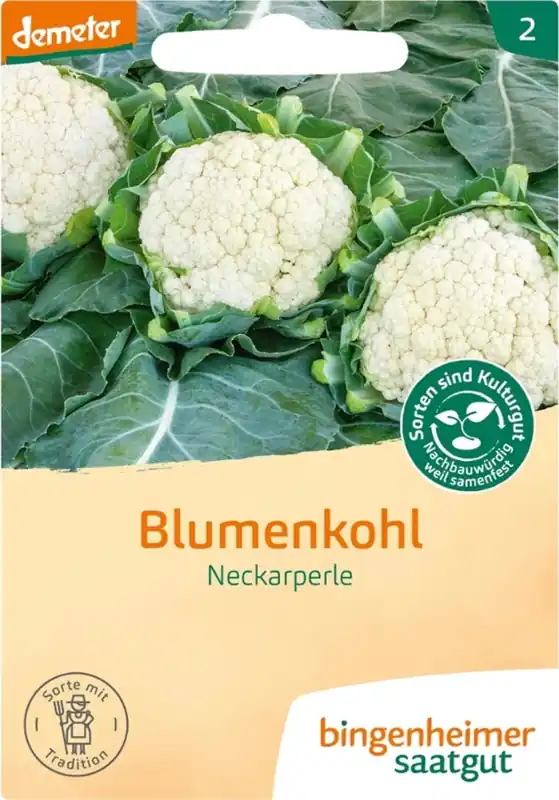 Bingenheimer Saatgut Bloemkool "Neckarperle" | Net binnen