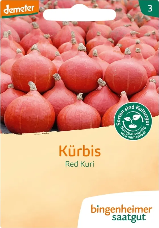 Bingenheimer Saatgut Pompoen Hokkaido “Red Kuri” - Meest verkocht