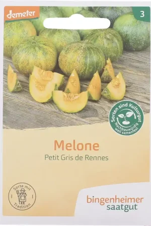 Bingenheimer Saatgut Suikermeloen "Petit Gris de Rennes" | Direct bestellen