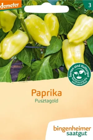 Bingenheimer Saatgut Paprika “Pusztagold” - Actie