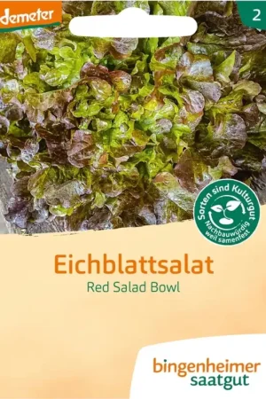 Bingenheimer Saatgut Eikenbladsalade "Red Salad Bowl" - Professionele kwaliteit