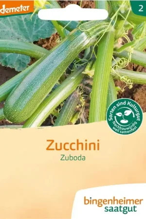 Nog maar enkele beschikbaar - Bingenheimer Saatgut Courgette “Zuboda”
