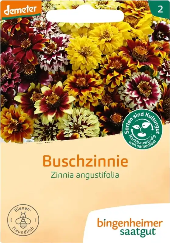 Bingenheimer Saatgut Smalbladige Zinnia - Actieprijs