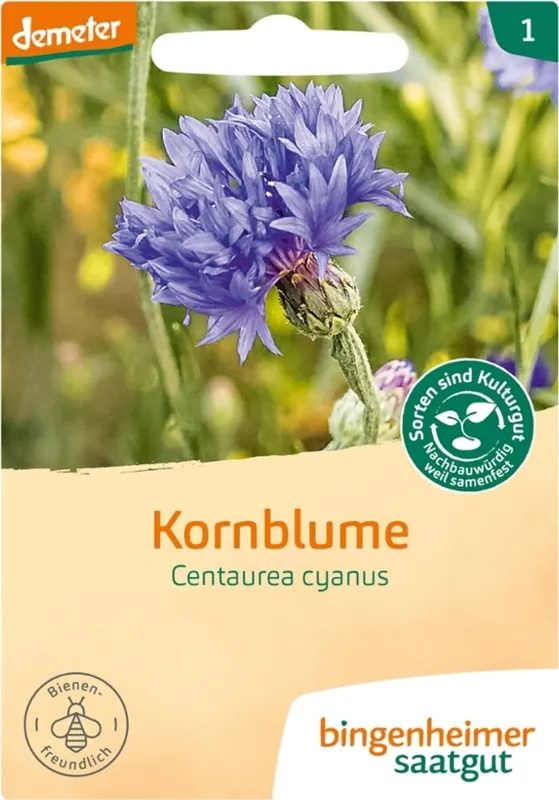 Topdeal - Bingenheimer Saatgut Korenbloem (Blauw)