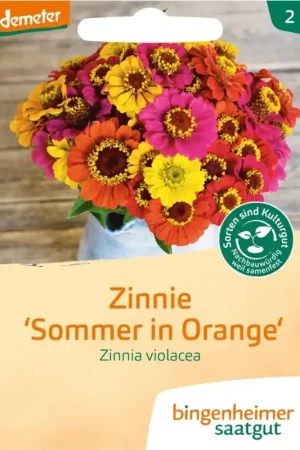 Speciale aanbieding - Bingenheimer Saatgut Zinnia "Sommer in Orange"