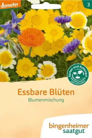 Bingenheimer Saatgut Bloemenmix "Essbare Blüten" | Bespaar nu