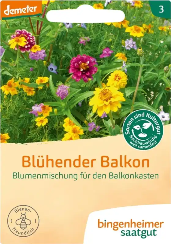 Bespaar meer | Bingenheimer Saatgut Bloemenmix "Blühender Balkon"