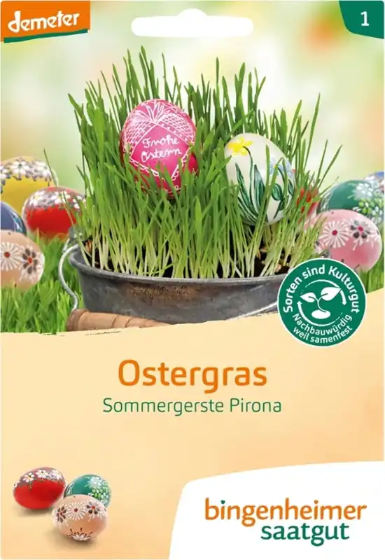 Bingenheimer Saatgut Zomergerst Pirona "Ostergras" - Populair bij klanten