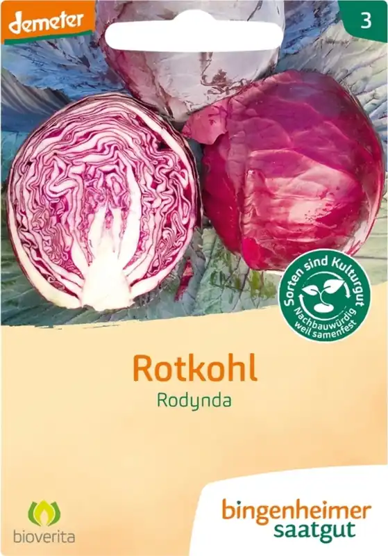 Bingenheimer Saatgut Rode kool "Rodynda" - Direct kopen