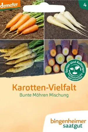 Bingenheimer Saatgut Wortelmix "Karotten-Vielfalt" | Expreslevering