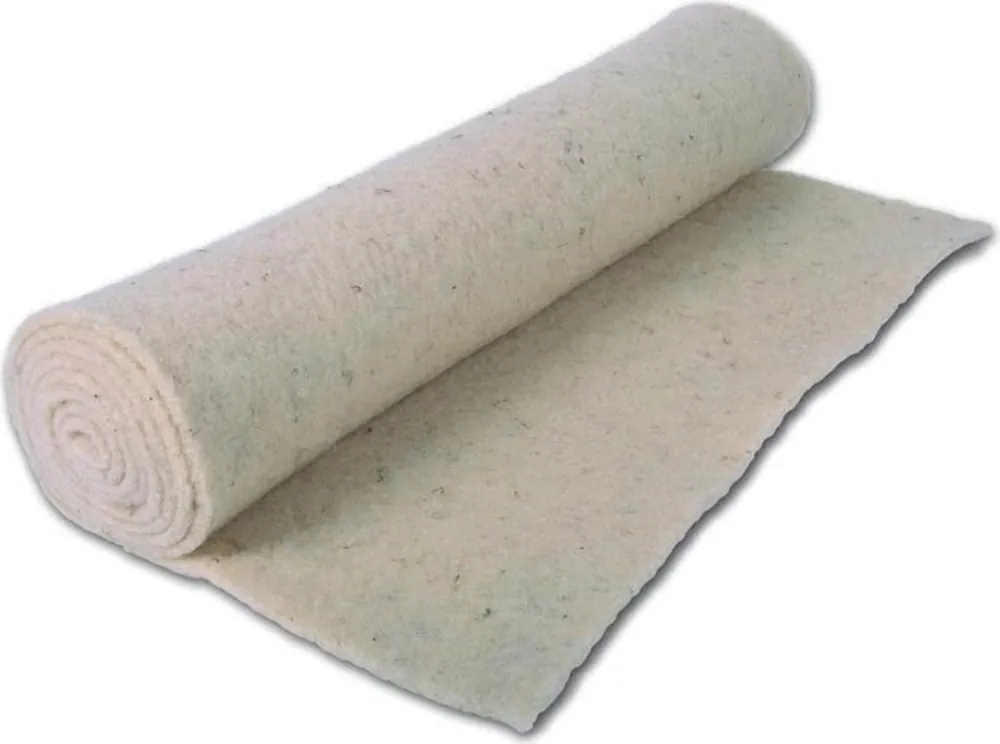 Hoge kwaliteit | NOOR Winterbeschermingsmat Schapenwol 50x150 cm, Natuurwit